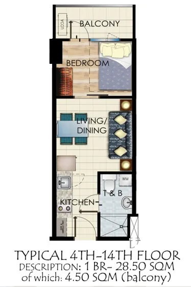 https://www.manilacondohub-smdc.com/images/properties/sea/unit-layouts/02 - SEA - 1BR with with balcony (+28.50sqm) balcony (+4.50sqm).webp